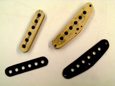 Here are the templates both for the top and the bottom - and a newly made pair of flatwork.