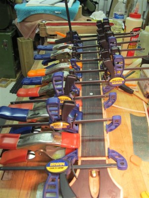 lots of clamps!