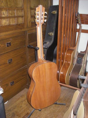 this is the back of the mahogany classical