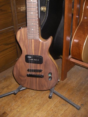 close up of the walnut electric