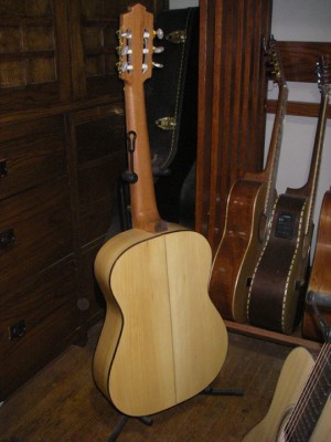 This is a 3/4 size classical made with cypress back and sides