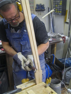 ...or the sanding drum for more accurate work.