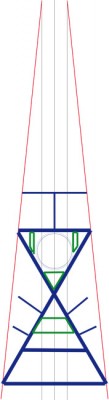 A rough sketch of my bracing ideas.